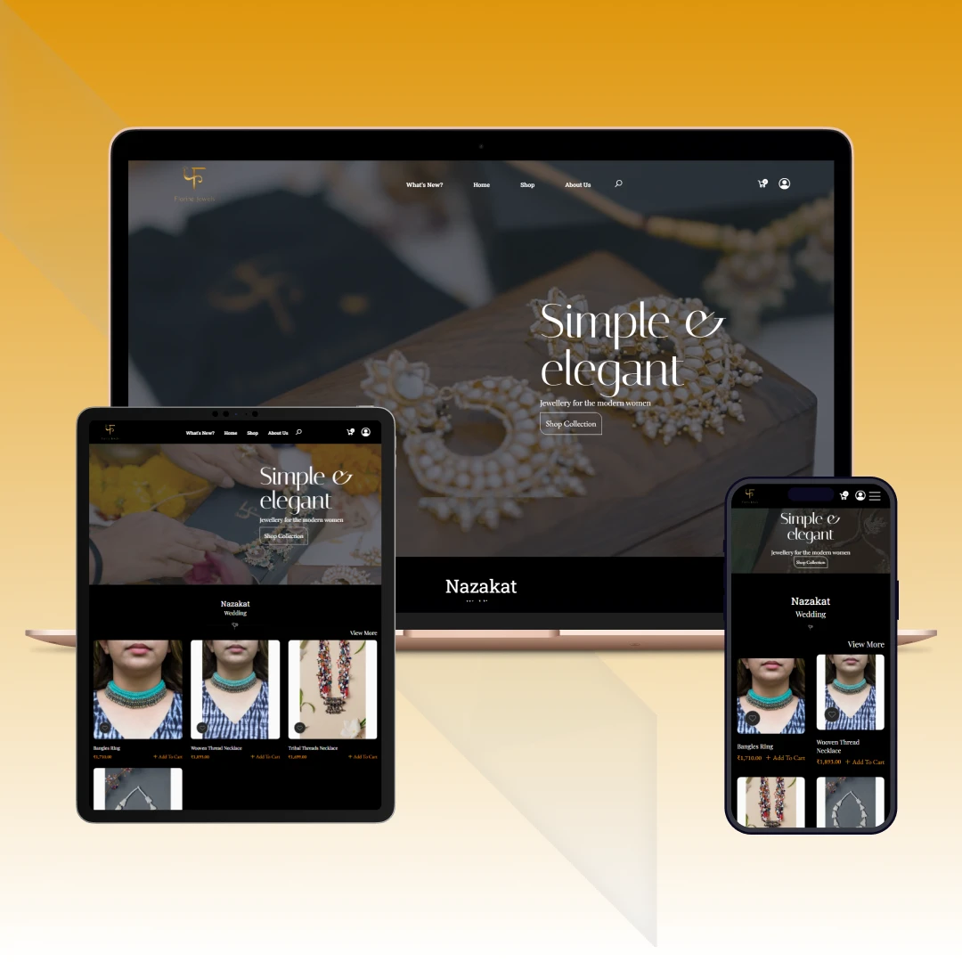 Elegant Jewelry eCommerce Platform