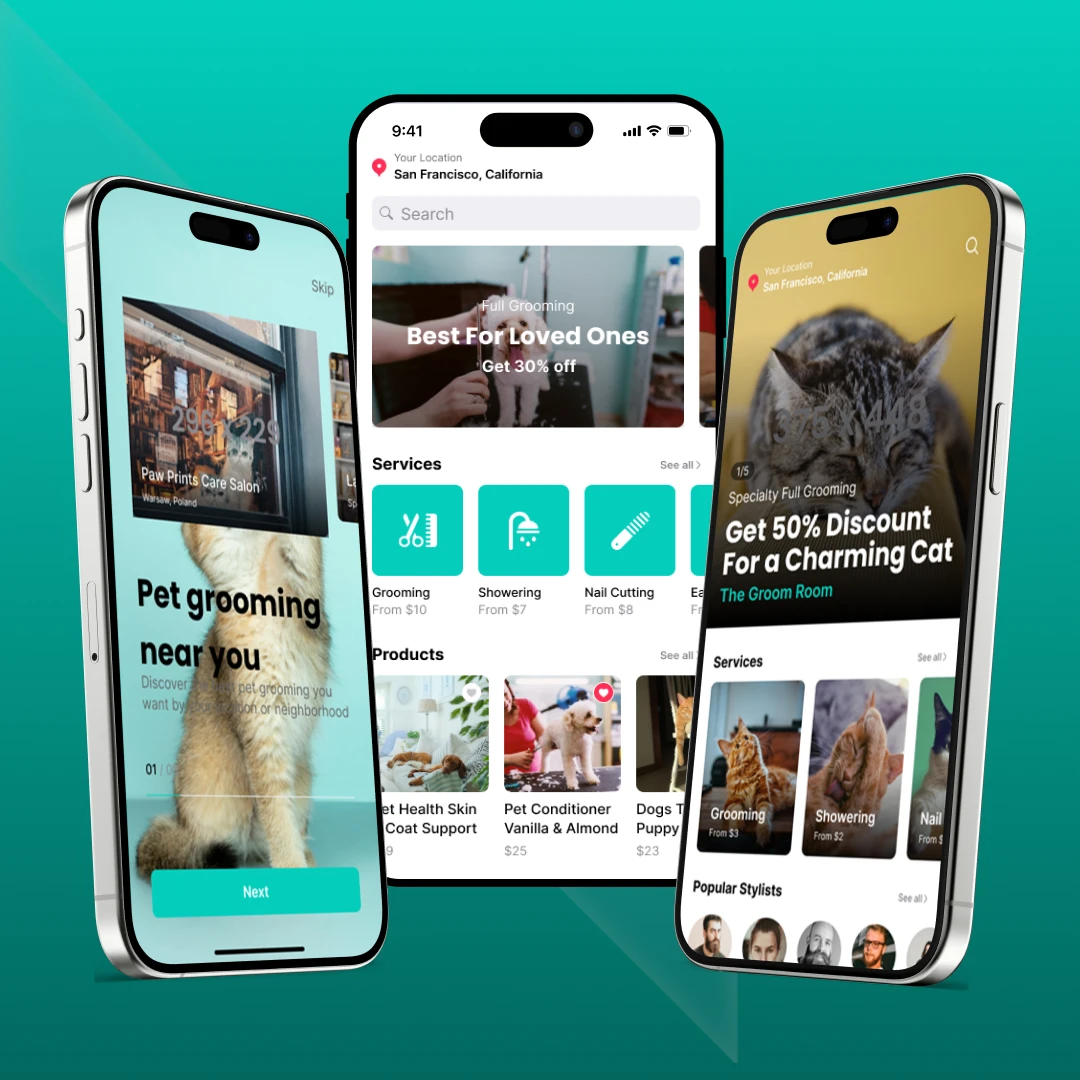 Pet Grooming & Care Appointment App