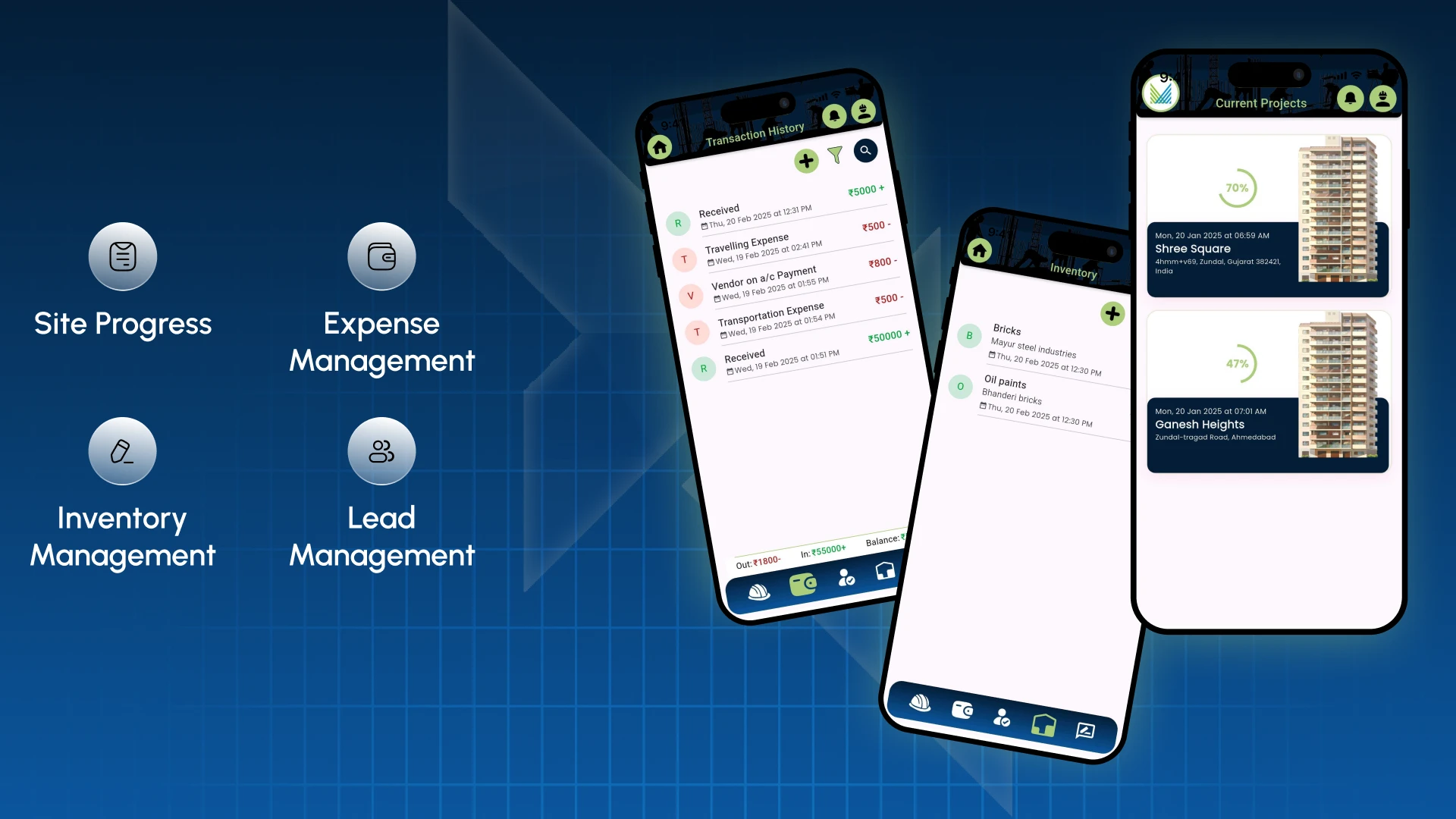 Construction Tracking and Management