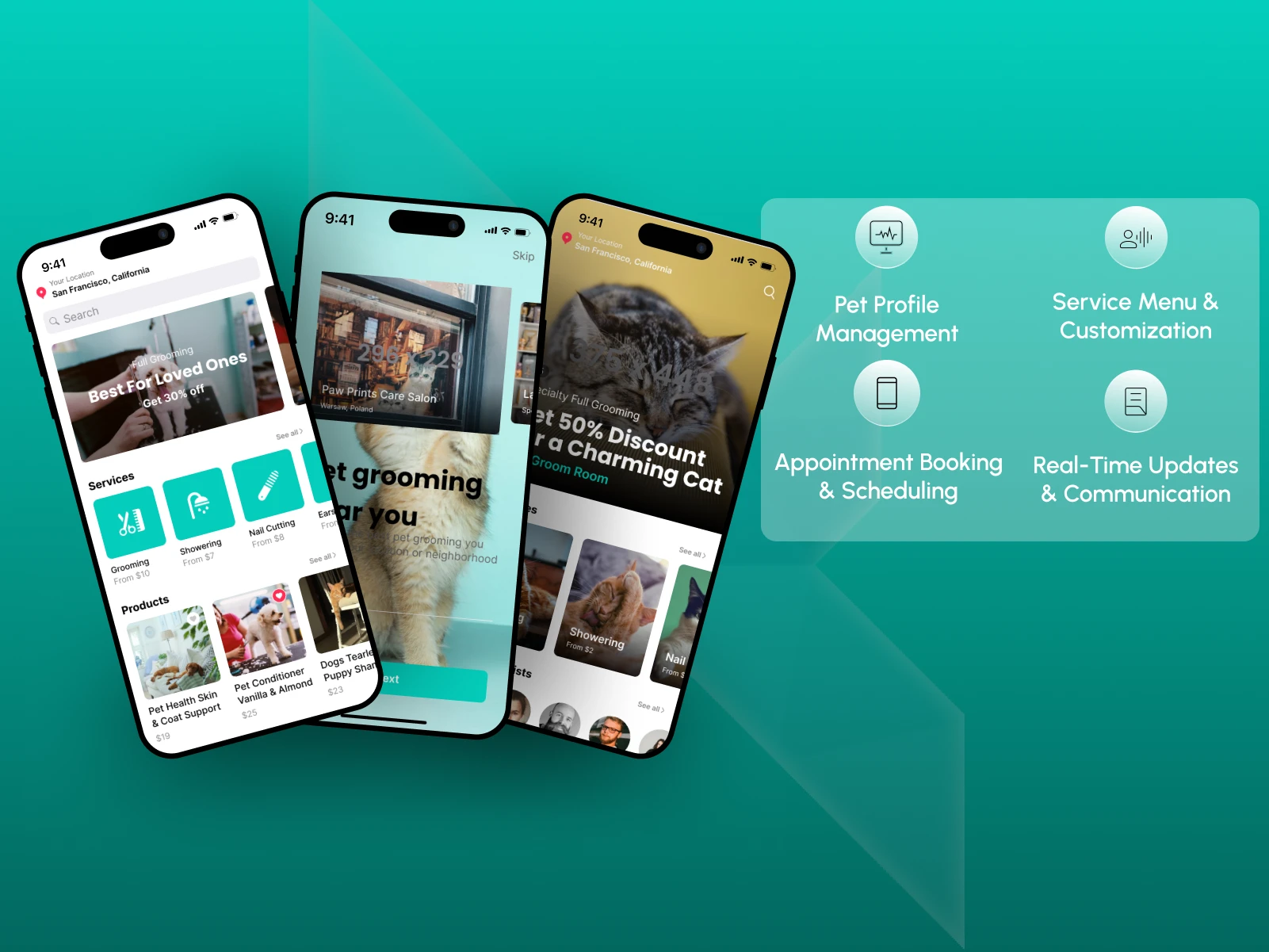 Pet Grooming & Care Appointment App